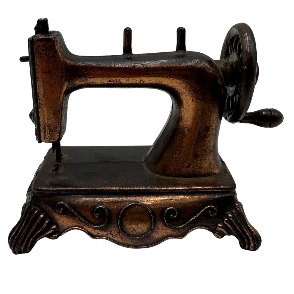 Durham Industries Sewing Machine Figurine Miniature Hong Kong 5403 Vintage Retro
